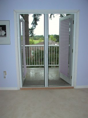 Retractable Screens Closed French Doors